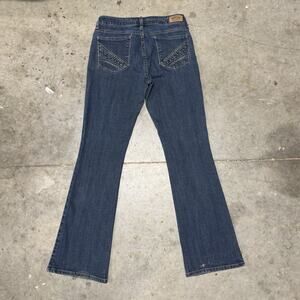 Womens Blue Wash Vintage Levis Signature Modern Bottcut Jeans Size 10M